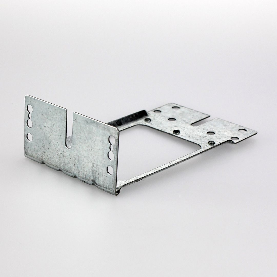 Pack of 50 Right Angle Stud Brackets for Electrical Power Point, Light